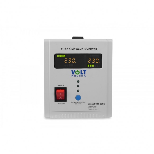 VOLT CONVERTER POLSKA SINUSPRO-500E 12V 300/500W VOLT CONVERTER POLSKA SINUSPRO-500E 12V 300/500W
