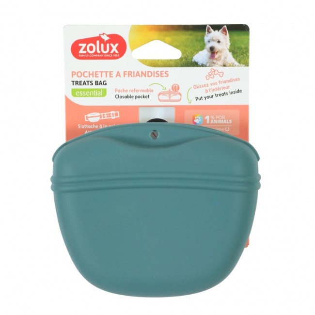 ZOLUX treat pouch for dog - blue ZOLUX treat pouch for dog - blue