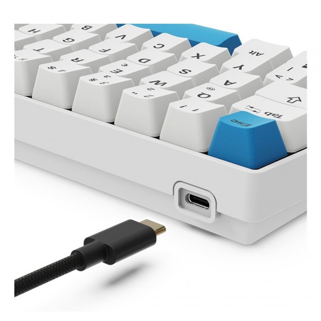 Sharkoon SGK50 S4 keyboard Home USB QWERTZ German White