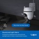 TP-Link Outdoor Pan/Tilt Security Wi-Fi Camera SPEC: 3K 5MP (2880x1620), 2.4 GHz, 2 External Antennas, 1 Ethernet Port, Horizontal 360 