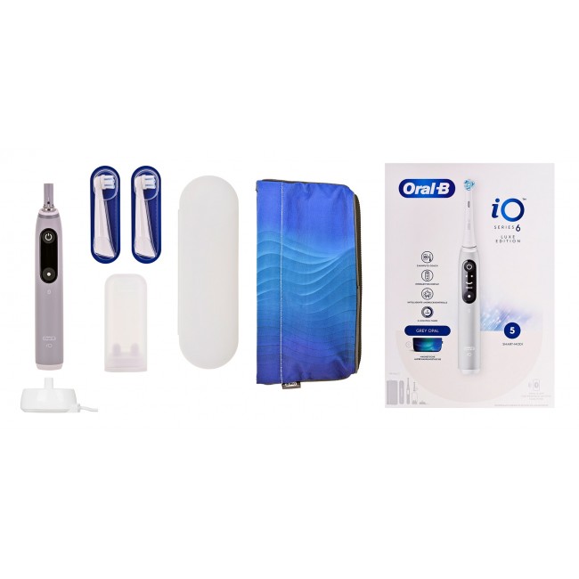 Oral-B iO Series 6 Grey Opal Luxe Edition electric toothbrush
