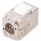 Digitus CAT 6A compact keystone module, shielded, tool-free mounting connection. 24 pcs.