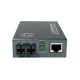 LevelOne RJ45 to SC Gigabit Media Converter, PoE PSE, Multi-Mode Fiber, 0.5km