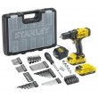 STANLEY WKRĘTARKA V20 SFMCD700D2A KUFER +80ACC
