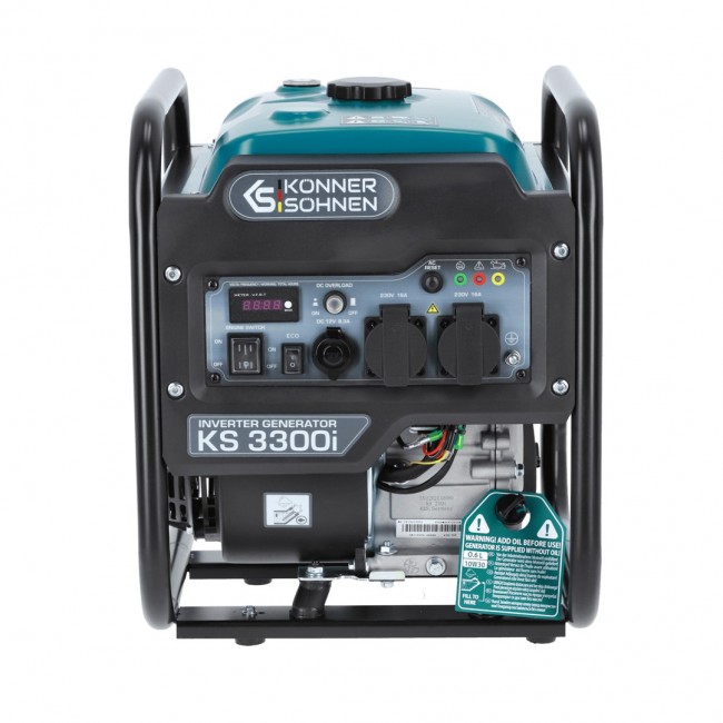 K nner & S hnen KS 3300I engine-generator 3000 W 7 L Petrol Black, Teal
