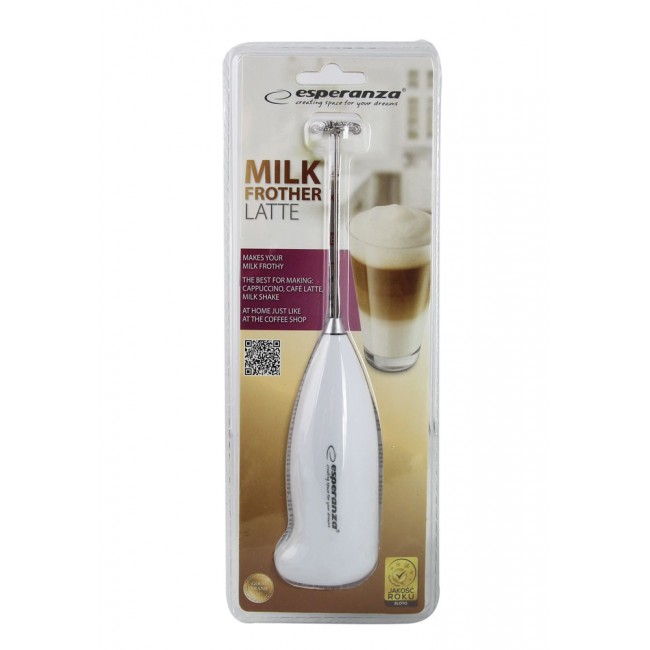 Esperanza EKF001W milk frother/warmer Handheld electric milk frother White
