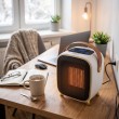 Ceramic Fan Heater ADLER AD 7762 1000W White