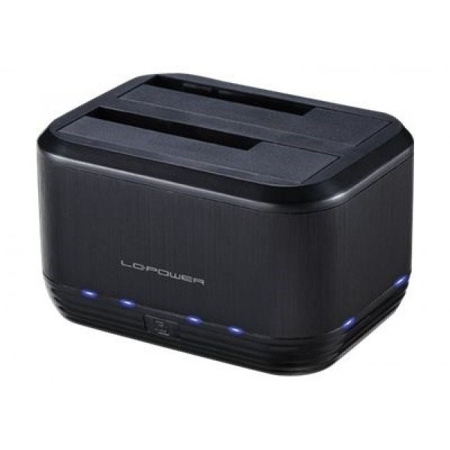 LC-Power LC-DOCK-U3-III storage drive docking station USB 3.2 Gen 1 (3.1 Gen 1) Type micro-B Black