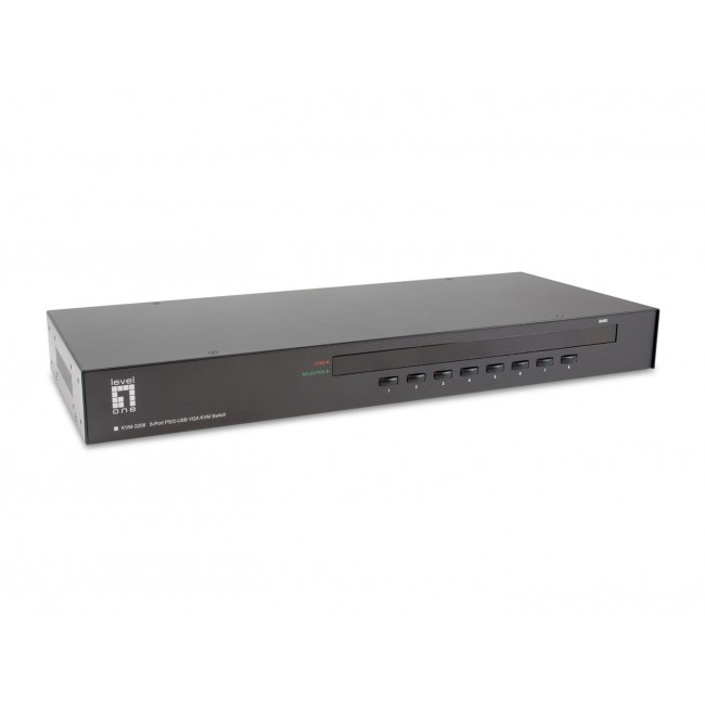 LevelOne 8-Port PS/2-USB VGA KVM Switch LevelOne 8-Port PS/2-USB VGA KVM Switch