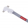 Activejet lanyard with charging cable 3-in-1 phone charger Activejet lanyard with charging cable 3-in-1 phone charger