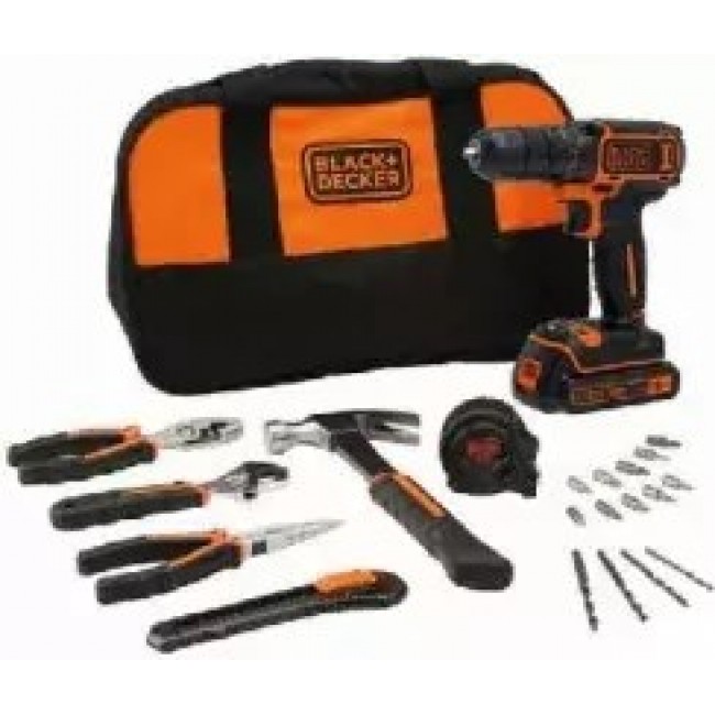 Black & Decker BDCDC18HTSA-QW drill Key Black, Orange Black & Decker BDCDC18HTSA-QW drill Key Black, Orange