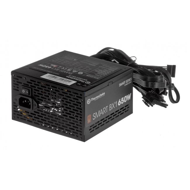 Thermaltake Smart BX1 power supply unit 650 W 24-pin ATX ATX Black Thermaltake Smart BX1 power supply unit 650 W 24-pin ATX ATX Black