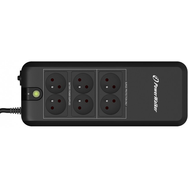 PowerWalker VFD 600 APFC FR uninterruptible power supply (UPS) Standby (Offline) 0.6 kVA 300 W 6 AC outlet(s) PowerWalker VFD 600 APFC FR uninterruptible power supply (UPS) Standby (Offline) 0.6 kVA 300 W 6 AC outlet(s)
