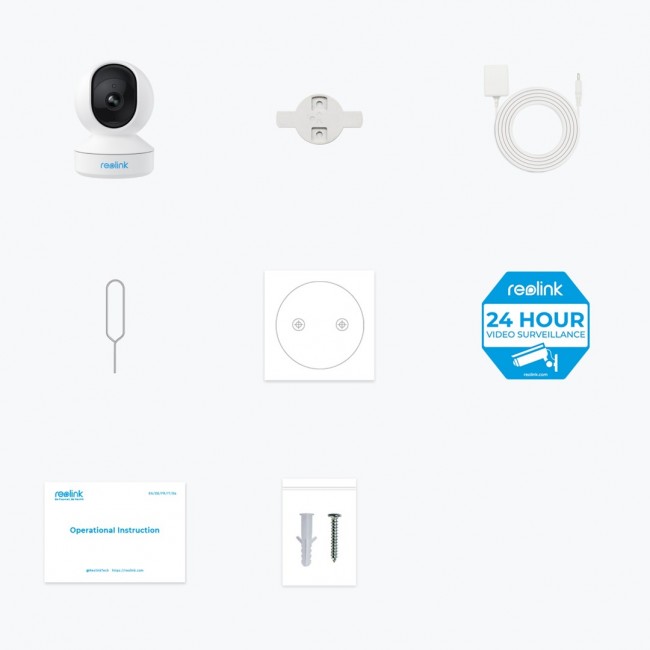 Reolink E Series E320 - 3MP Indoor Security Camera, Pan & Tilt, Person/Pet Detection, Easy Setup, 2.4 GHz Wi-Fi Reolink E Series E320 - 3MP Indoor Security Camera, Pan & Tilt, Person/Pet Detection, Easy Setup, 2.4 GHz Wi-Fi