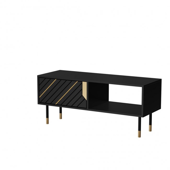 Cama MOUNTAIN bench/table 110x60x46 black + gold Cama MOUNTAIN bench/table 110x60x46 black + gold