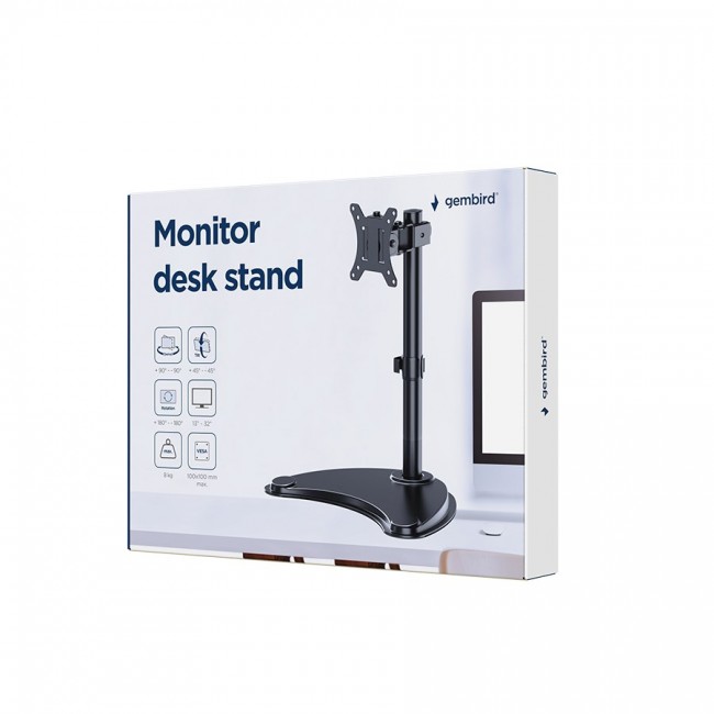 Gembird MS-D1ST-04 Monitor desk stand (rotate, tilt, swivel), 13 -32 , black Gembird MS-D1ST-04 Monitor desk stand (rotate, tilt, swivel), 13 -32 , black