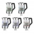 Emerio WK-122730 electric kettle 1.7 L 2200 W Black, Silver, Transparent