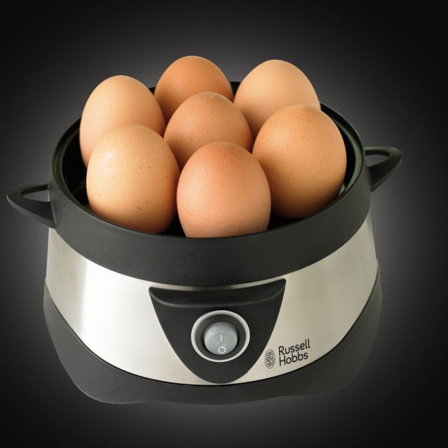 Russell Hobbs Stylo 7 egg(s) 365 W Black, Stainless steel