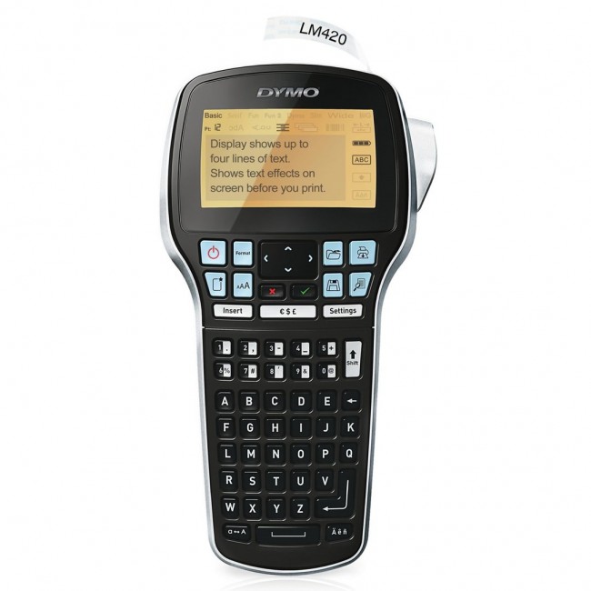 DYMO LabelManager 420P Label Maker | High Performance Rechargeable Portable Label Printer | Computer Connection | Print BarcodesLogos & Graphics