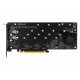 Asrock Hyper Quad M.2 interface cards/adapter Internal Asrock Hyper Quad M.2 interface cards/adapter Internal