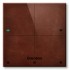 Grenton touch panel / 4 touch fields / TF-Bus / dark, natural leather front