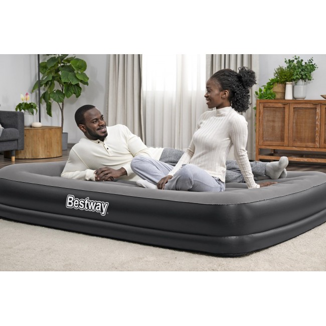 Bestway Tritech Queen Air Mattress with Built-in USB Pump 2.03 m x 1.52 m x 36 cm Bestway Tritech Queen Air Mattress with Built-in USB Pump 2.03 m x 1.52 m x 36 cm