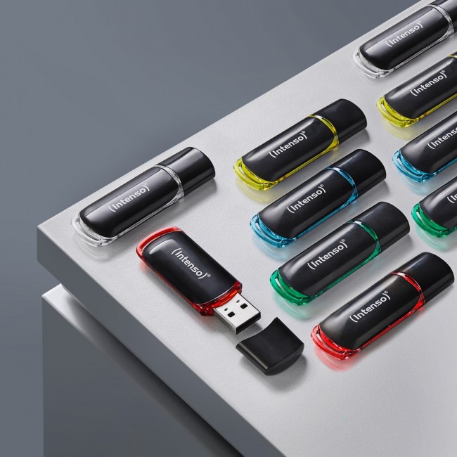 Intenso 3511551 USB flash drive 4 GB USB Type-A 2.0 Black, Red, Green, Transparent, Yellow, Blue