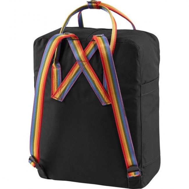 Fj llr ven K nken Rainbow backpack Black, Multicolour Vinylon Fj llr ven K nken Rainbow backpack Black, Multicolour Vinylon