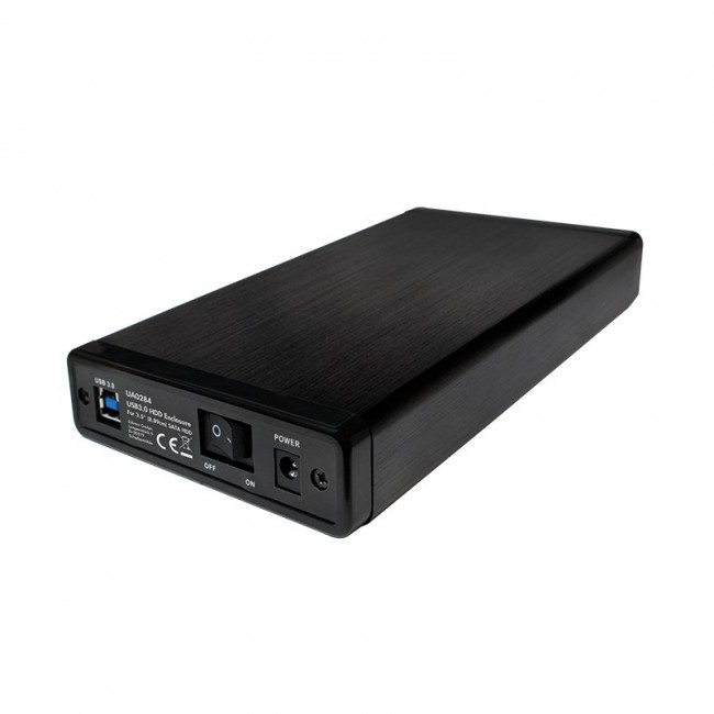 LogiLink UA0284 storage drive enclosure HDD enclosure Black 3.5