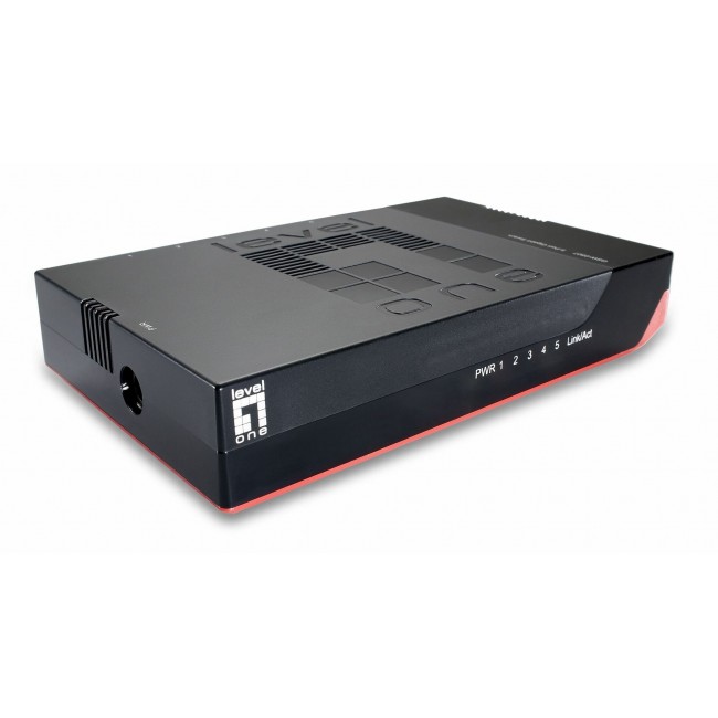 LevelOne 5-Port Gigabit Ethernet Switch