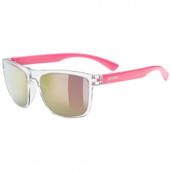 Uvex rookie clear Multi-sport glasses Boy/Girl Full rim Pink, Translucent