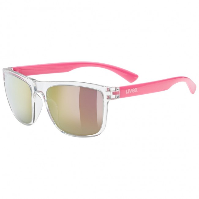 Uvex rookie clear Multi-sport glasses Boy/Girl Full rim Pink, Translucent