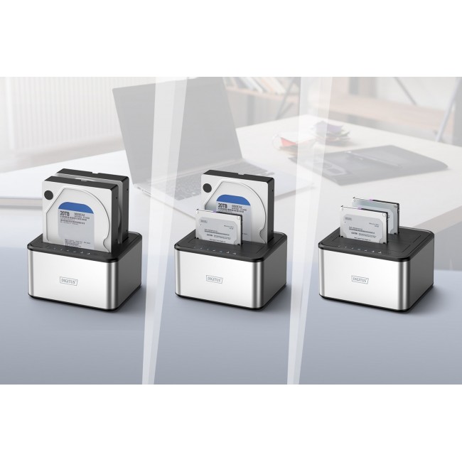 Digitus USB 3.0 dual SATA HDD docking station 2.5