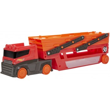 Hot Wheels City Mega Hauler with Storage for up to 50 1:64 scale cars ages 3 and older
