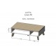 Cama LOTTA 110 coffee table wotan oak/mat black