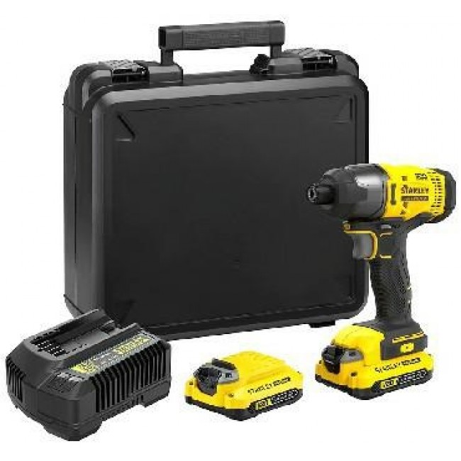 Stanley FATMAX SFMCF800C2K-QW power screwdriver/impact driver 2800 RPM Black, Yellow