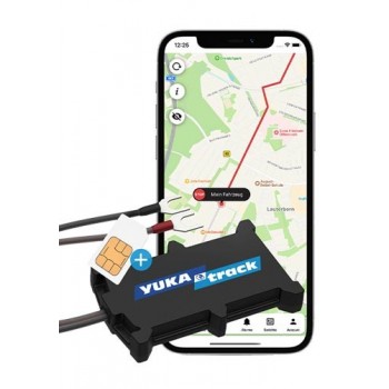 IoT YUKAtrack easyWire 4G AIO GPS Car Tracker with SIM + Data Flat
