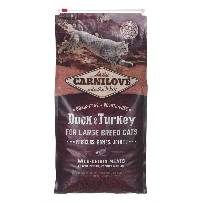 CARNILOVE Duck&Turkey Large Breed - dry cat food - 6kg CARNILOVE Duck&Turkey Large Breed - dry cat food - 6kg