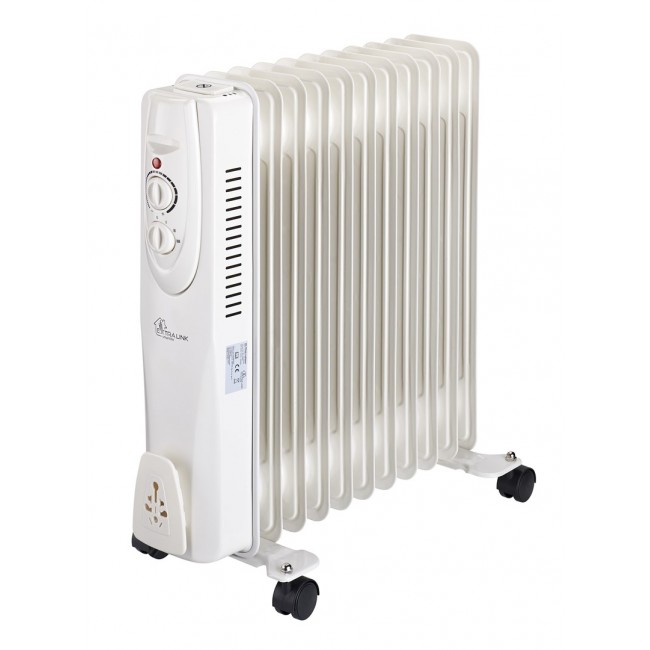 Extralink Oil filled radiator NY-25W1 2500W, 11 fins Extralink Oil filled radiator NY-25W1 2500W, 11 fins