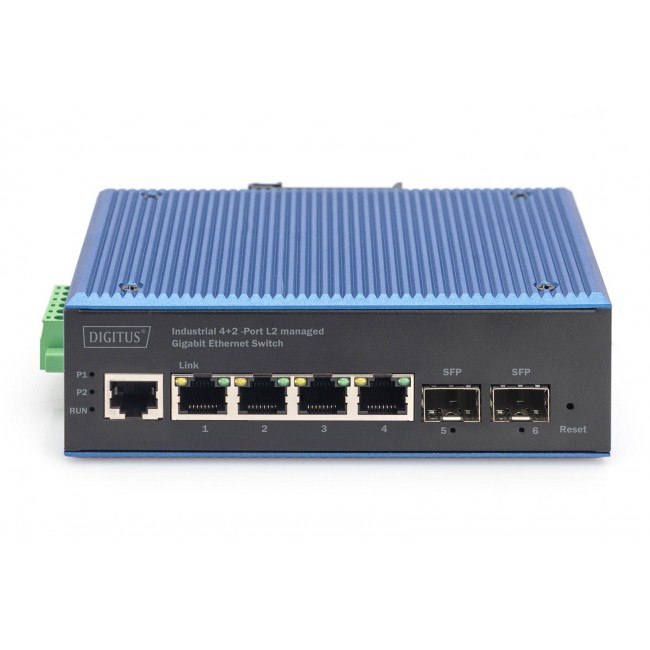 Digitus Industrial 4+2 -Port L2 managed Gigabit Ethernet Switch Digitus Industrial 4+2 -Port L2 managed Gigabit Ethernet Switch
