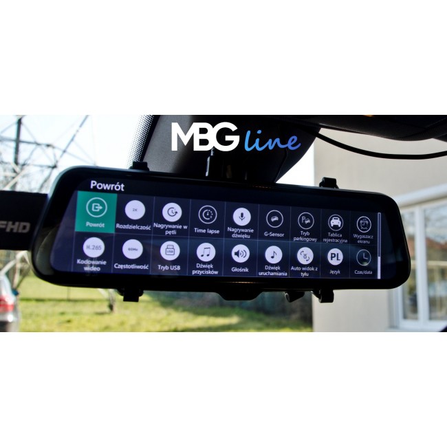Video recorder mirror MBG LINE HS900 Pro Sony Video recorder mirror MBG LINE HS900 Pro Sony