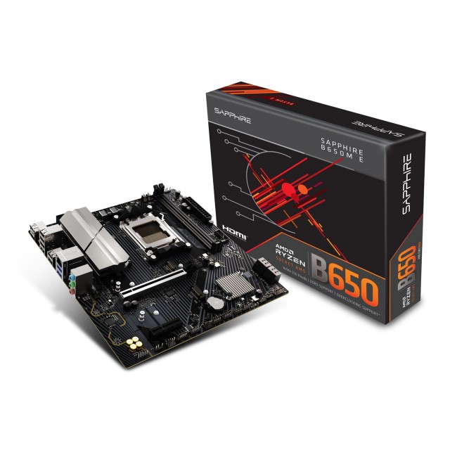 Sapphire B650M-E AMD B650 Socket AM5 micro ATX
