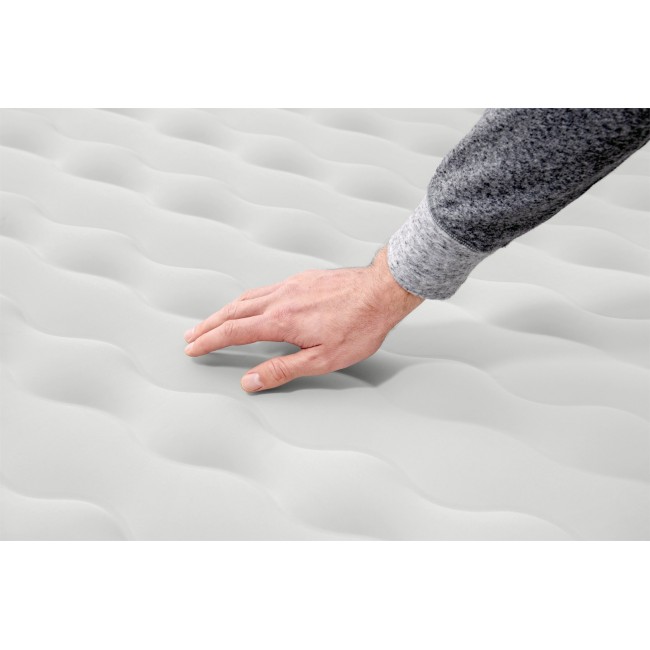 Bestway Fortech Air Mattress Queen with Built-in AC Pump and Antimicrobial Coating 2.03 m x 1.52 m x 46 cm
