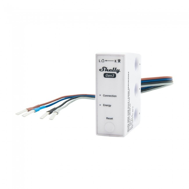 Shelly 3EM-63T Gen3 single-channel energy meter