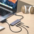 UNITEK uHUB Q4 USB 3.2 Gen 1 (3.1 Gen 1) Type-C 5000 Mbit/s Grey