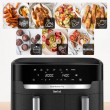 Tefal Easy Fry Dual XXL EY9428E0 fryer Double 11 L Stand-alone 2020 W Hot air fryer Black