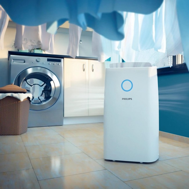 Philips 3000 series DE3306/11 dehumidifier 4 L 51 dB White, Light grey