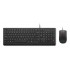 Lenovo Essential Wired Combo Black US Euro keyboard Mouse included Universal USB