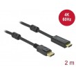 DeLOCK Active DisplayPort 1.2 to HDMI Cable 4K 60 Hz 2 m DeLOCK Active DisplayPort 1.2 to HDMI Cable 4K 60 Hz 2 m