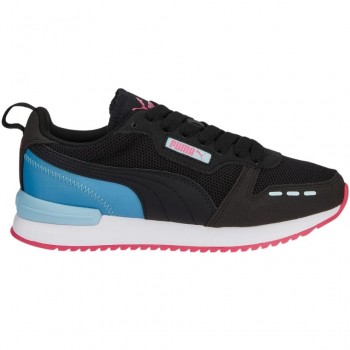 Children's shoes Puma R78 Jr in black, model 373616, size 32 to 35.5